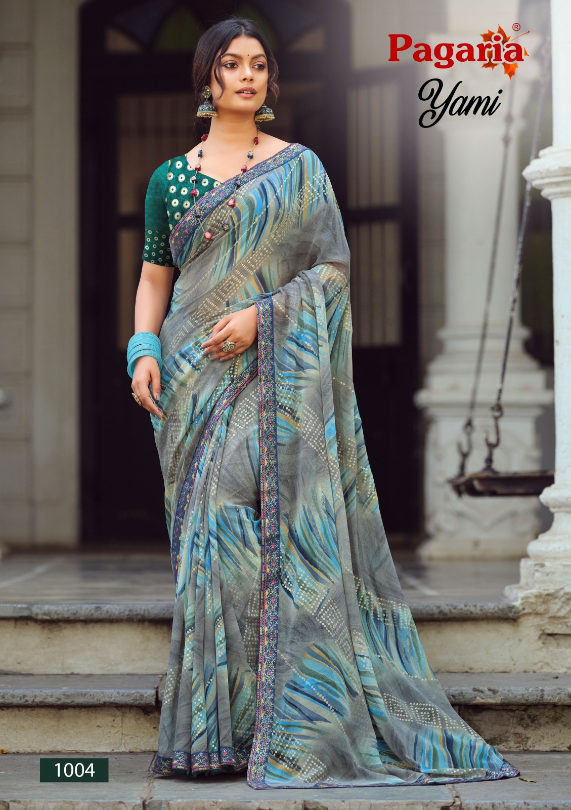 Georgette Print Saree